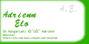 adrienn elo business card